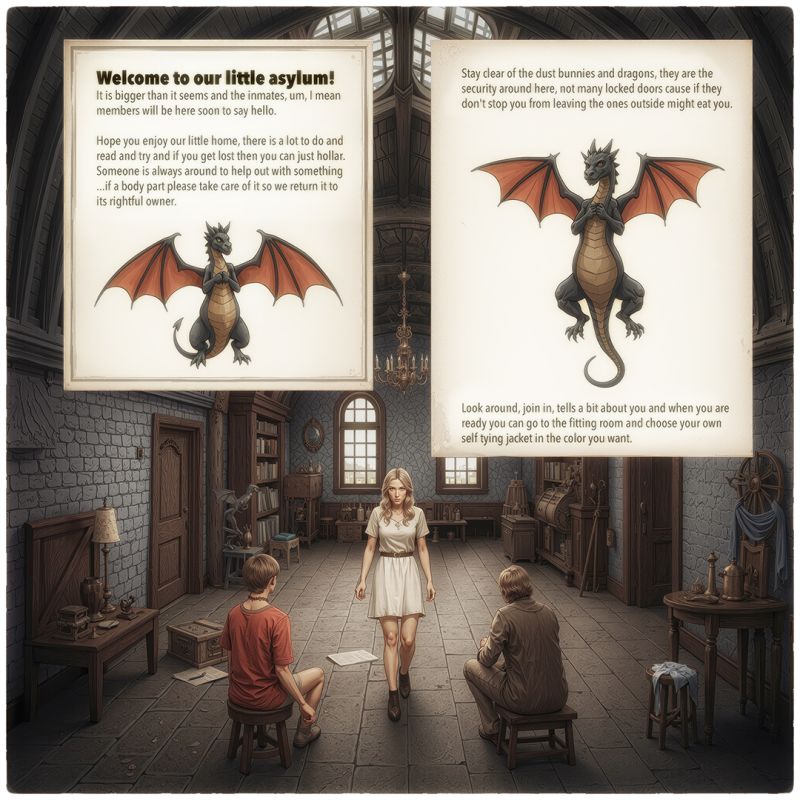 The Asylum
Just for fun
Keywords: Alan,Alan_Hauge,fantasy,asylum,AI,