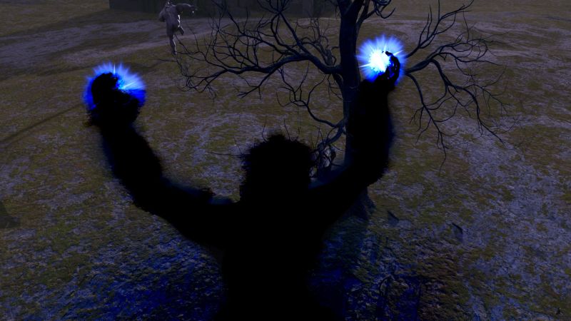 Fleeing - SAOTW winner 01/18/25
The troll turned and ran.

The figure raised the spheres.

Olivia stared through the branches at the huge, terrifying shadow as it cast the spheres.
