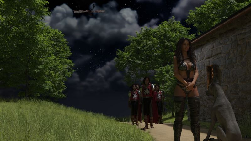 Now Just A Minute
The captain of the guard with his men once again armed after recovering their dropped spears shouted "Now just a minute there, miss.  Are you the one known as Alys?"

She gave a single nod, too angry to speak.

Next image is [url=https://www.thefantasiesattic.net/attic/cpg/displayimage.php?pid=42563]here.[/url] Previous image is [url=https://www.thefantasiesattic.net/attic/cpg/displayimage.php?pid=42561]there.[/url]

Story starts at [url=https://www.thefantasiesattic.net/attic/cpg/displayimage.php?pid=42512]this image.[/url]
