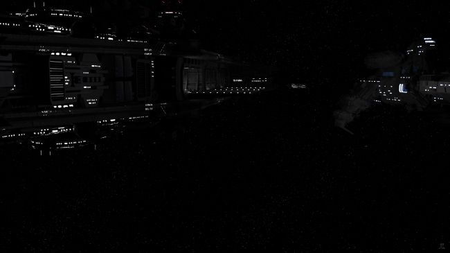 To the Frigate
Back in uniform, Albany crossed to the frigate bound for Solaris.  Ranger had been called to Theta Aquarii.

Previous image is [url=http://www.thefantasiesattic.net/attic/cpg/displayimage.php?pid=37378]here[/url].  Next image is [url=http://www.thefantasiesattic.net/attic/cpg/displayimage.php?pid=37380]there[/url].
