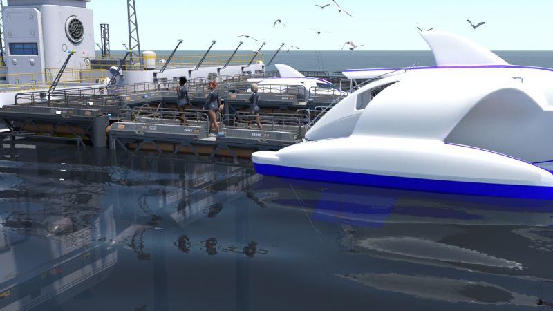 Off Board
As they walked away from the shuttle, Monica asked "Are you all right, Karolina?  You were really quiet for the whole trip."

"Just some bad memories," she responded in a low voice.

Far out from the dock, Eve could see something breaching although it didn't look much like any Earth fauna.

Next image is [url=http://www.thefantasiesattic.net/attic/cpg/displayimage.php?pid=40909]here.[/url] Previous image is [url=http://www.thefantasiesattic.net/attic/cpg/displayimage.php?pid=40900]there.[/url]

Story starts at [url=http://www.thefantasiesattic.net/attic/cpg/displayimage.php?pid=37772]this image.[/url]
