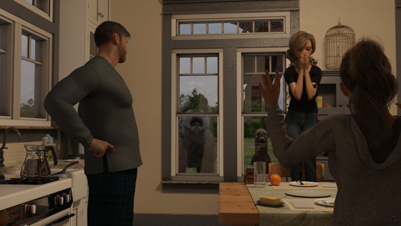 Oh No!
Rekka looked up from her telling and realized that there were things looking into Mike's kitchen.

"Cŵn Annwn!" said Kari and Rekka simulatneously.

All the things began to howl.

Next image is [url=https://www.thefantasiesattic.net/attic/cpg/displayimage.php?pid=45494]here.[/url] Previous image is [url=https://www.thefantasiesattic.net/attic/cpg/displayimage.php?pid=45487]there.[/url]

Story starts at [url=https://www.thefantasiesattic.net/attic/cpg/displayimage.php?pid=44947]this image.[/url]
