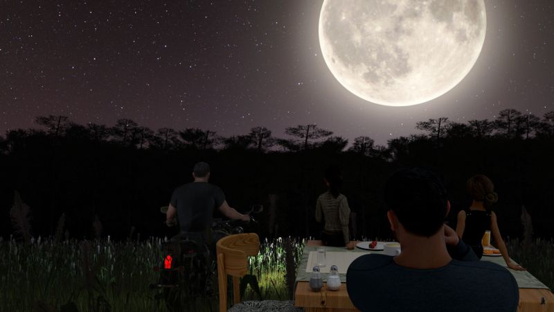 And So It Begins
Kari and Rekka settled on the table, their wings having appeared and disappeared as they shifted from standing on their chairs.

From behind the table, a motorcycle appeared and drove past.

Mike saw that he was driving it!

"This is three years ago, when you came to our first Walpurgisnacht together."

THIS IS THE END. Previous image is [url=https://www.thefantasiesattic.net/attic/cpg/displayimage.php?pid=45571]there.[/url]

Story starts at [url=https://www.thefantasiesattic.net/attic/cpg/displayimage.php?pid=44947]this image.[/url]
