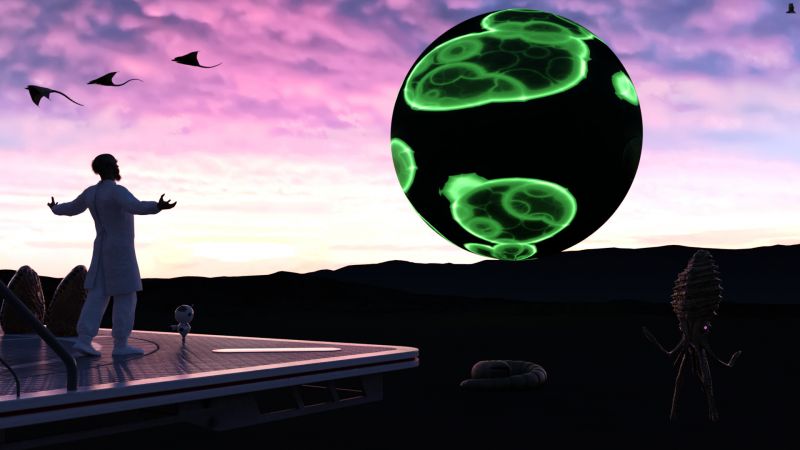 Behold My Wonderous Creation! - AC winner 09/10/22
A.J.S. Johnson stood on the platform with his arms spread wide, facing the huge pulsing sphere.

"Behold my wondrous creation, CLR-16!  Is it not beyond marvelous?" he said with joy in his voice.

"Yes, sir.  It is, indeed.  But  ... what does it do?"
