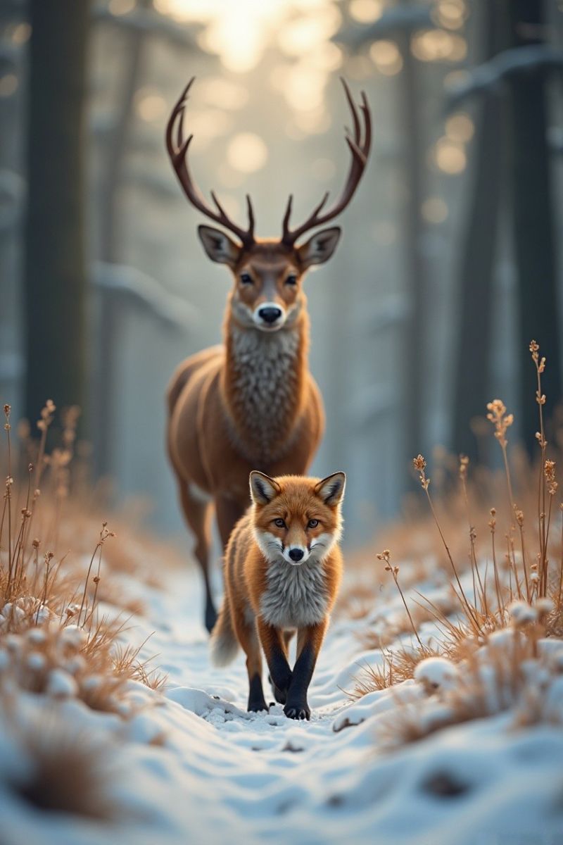 Friends in the Forest
