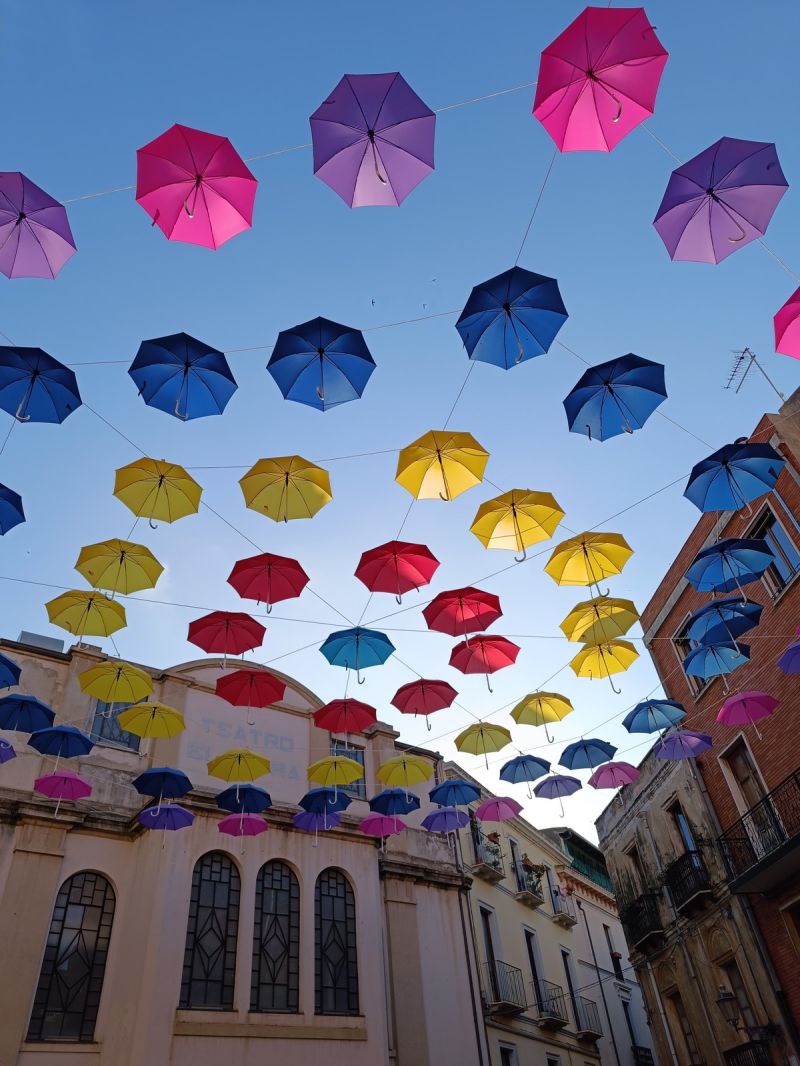 Colorful umbrellas
