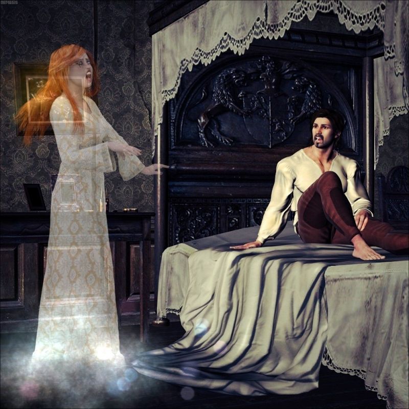 The banshee
Actually a banshee is not an evil creature: she's a ghost who can't find peace, she doesn't cause anyone's death, just predicts it. Every ancient Irish family has at least one, who was part of that family when she was living. When a banshee cries, it means a member of the family is up to die.
