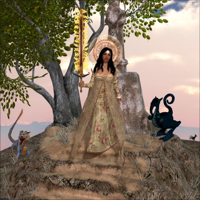 A warrior on another planet
