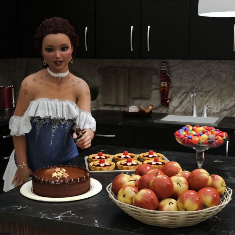 Catching a chocolate star
