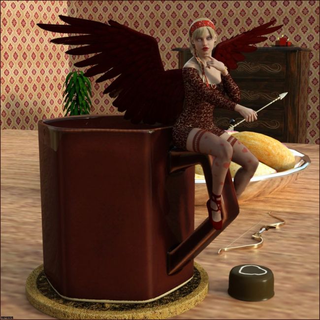 Wondering who to shoot the arrow at
Cupid is always so busy, so he recruited helpers...
