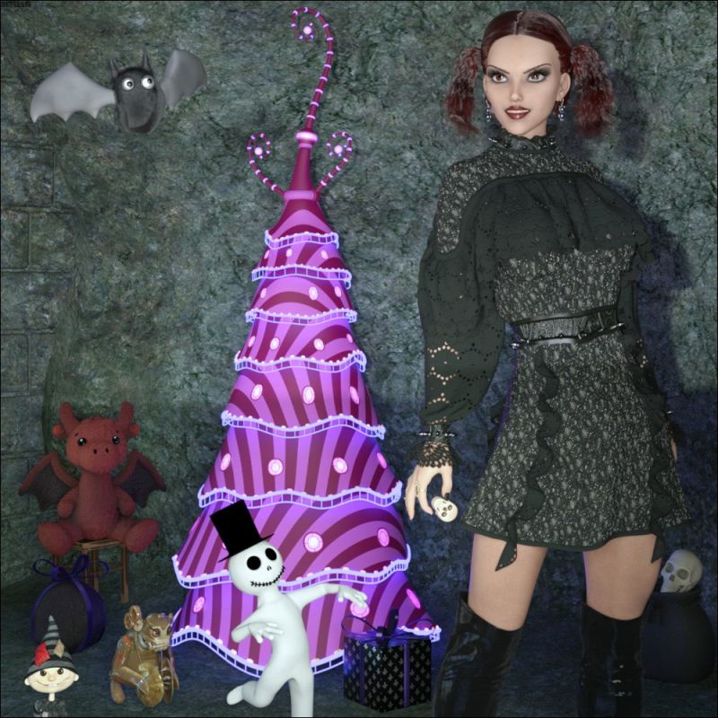 4th Place ~ Goth Xmas
