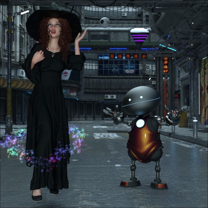 2nd Place ~ Wrong spell
"Where's my class? What happened? I was supposed to predict the future, not to go there!"
