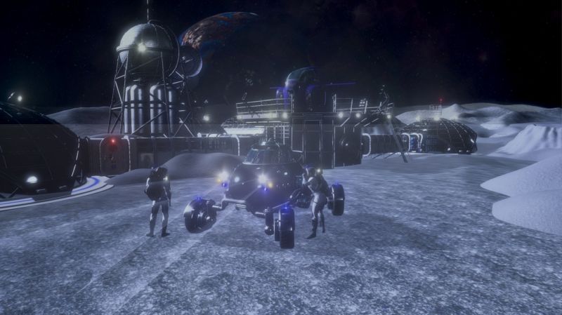 Moonbase one
It may happen in a dozen years or  it may not happen for a few hundred years, but eventually humans will be living on the moon and on other planets in self contained bases and colonies, at first within our own solar system starting with the moon and mars, and eventually perhaps expanding out to the stars where  similar planets to Earth may be found that can actually be travelled to safely and quickly.  
