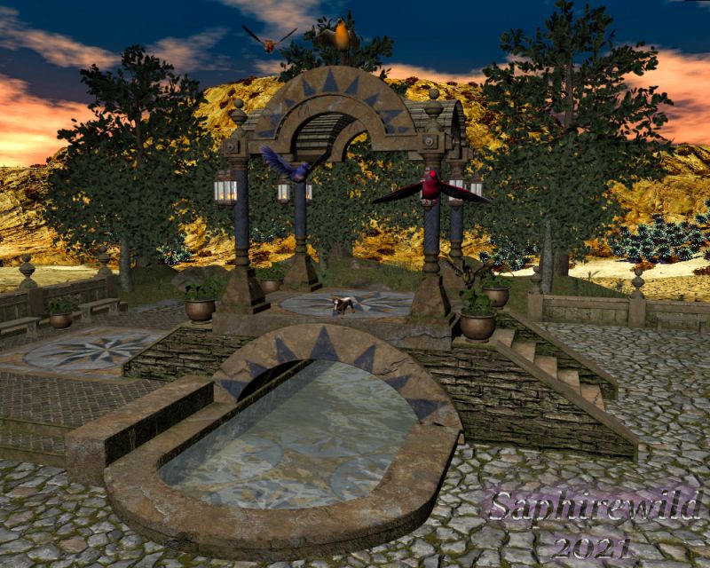 A Beautiful Organic Scene
Margo loved being outdoors with nature!!
Keywords: dog birds water fish