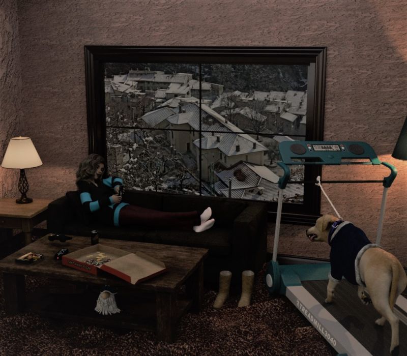 Auto Dog Walker
You wanted to go for a walk so walk. Stop snarling at me or I will change you program to an uphill run.
