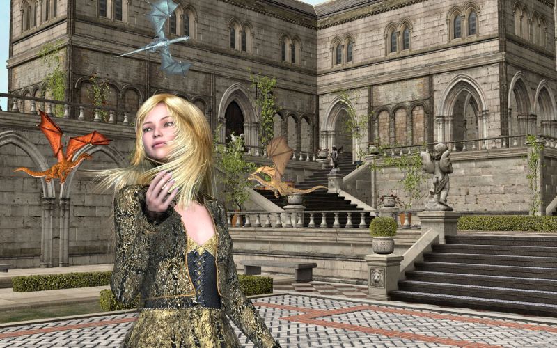 The Messengers
A young mage waits for the drakelings to bring her messages from her friends
Keywords: dragons, fantasy