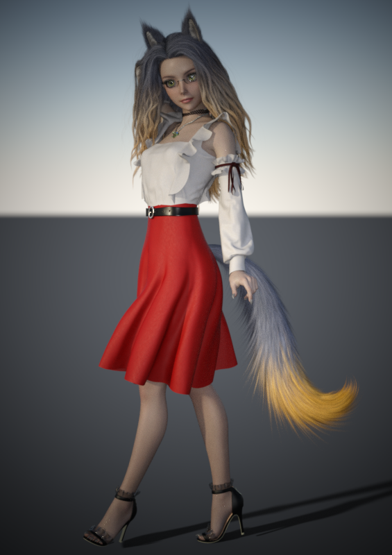 Kasumi Study 
Just a rework of an old render to show how far she has come. 
