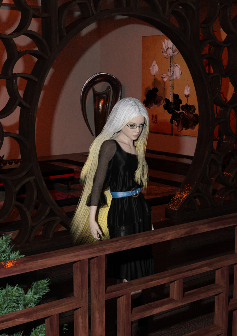 Wistful
Just a simple scene with Kasumi .  Also testing a hair to use when not in Kitsune mode . Prae Aeren hair for G8F.
SAOTW ~ 01/23/21
Keywords: SAOTW ~ 01/23/21