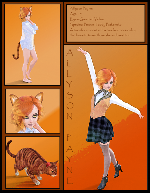 Allyson Payne Ref Sheet One 
Essentially the cover sheet.  
