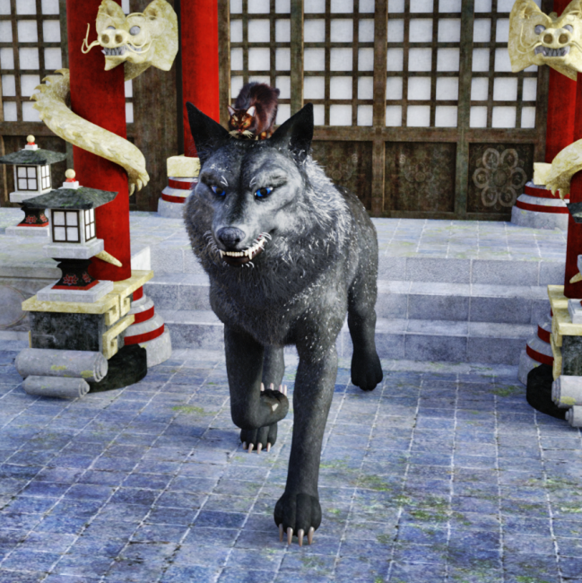 Best Place to Be
Although fully capable of taking care of herself.  When the crap is about to hit the fan, the safest place to be is on top of her beloved Sensei's head. 
