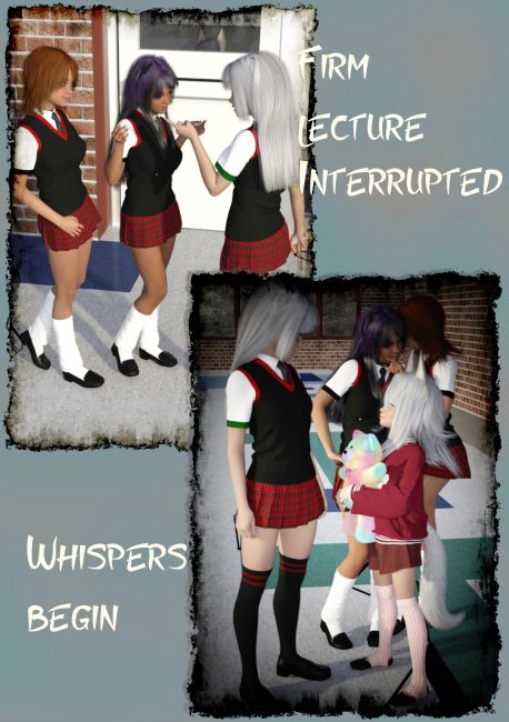 Child of the Mist 2
A familiar pair getting their daily lecture from the one's older sister  interrupted by a seeming fox child. 
