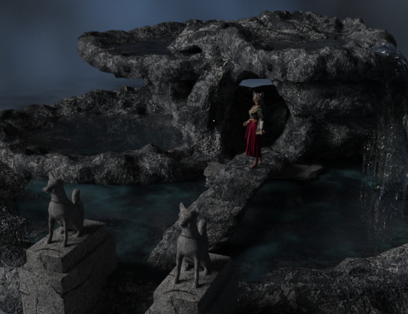 Fox Den - FA winner 11/13/21
Just a little kitbash of Kasumi's private place.

