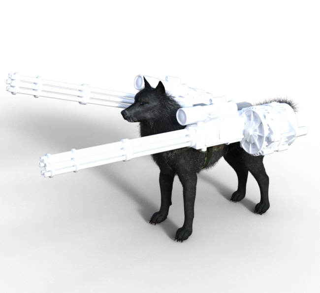 Weapons Harness Daz Dog 8 
Yawns  said I was going to rig something for Nurse hunting lol.  Just a first go at it. 
