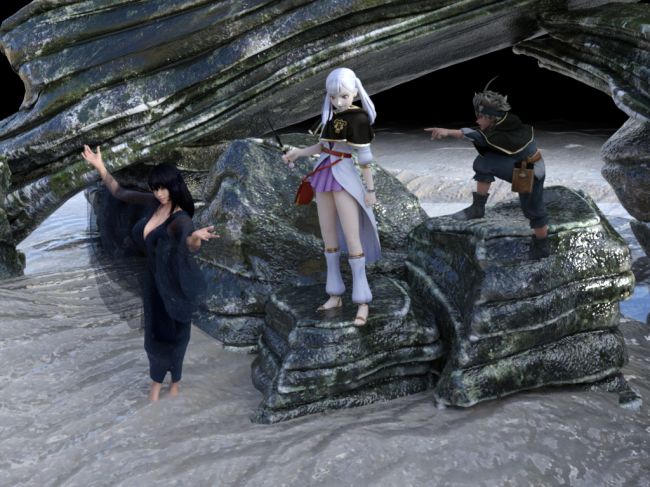 Black Clover IR
Asta: "There it is!!"
Noelle: " I can see it Stupidsta"
Yuuko: "Isn't love grand?"

Love the interactions of this series
Cheers
