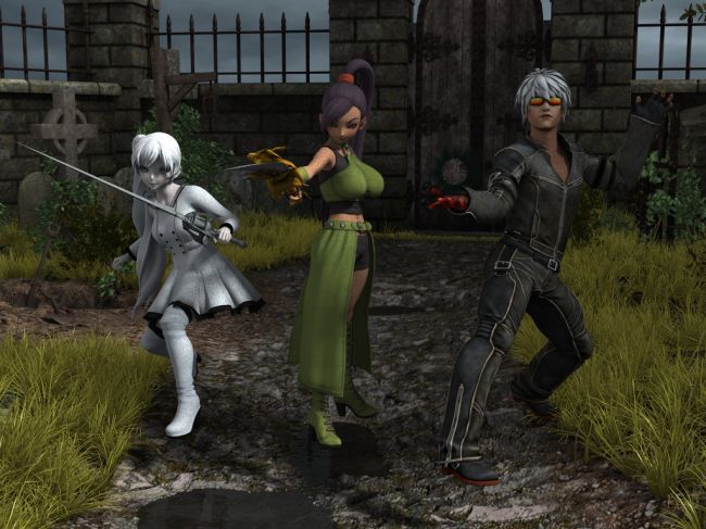 Guarding The Gate
Shinteo's characters can use G3, G4 poses. expressions dialed manually. Just a little fun.
Enjoy  Cheers
