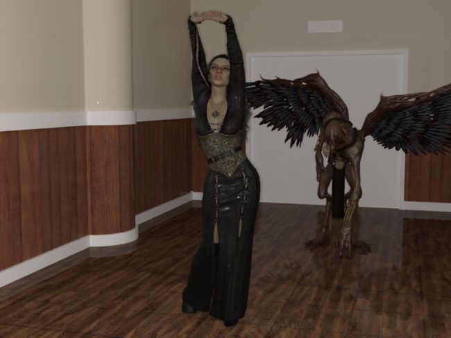 Spike's Foil
Remember the show "Angel"? There was the lovely Juliet Landau, Daughter of Martin. She portrayed a complete loony that scared the *expletive deleted* out of me. Playing around with character dials, suddenly, there she was. I even remembered to save the settings this time.

For your viewing pleasure, from the Night Gallery.
