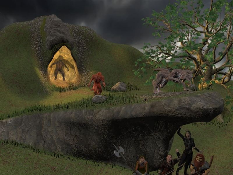 Rumbling in the sky
As the team snuck towards the exit, an ominous rumbling occured overhead.
What's that?  
"just a perception roll"
"A what?"
*sniff sniff*
