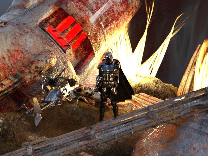 One Shot Huh IR
~TOTW Winner Wk of 7/03/21~

Having a dryspell so put this together to try to break the wall.
Nope.... but fun anyways.   This is what happens with a "Lucky Shot", not what you wanted but spectacular.  Cheers
Keywords: TOTW Winner 7/03/21