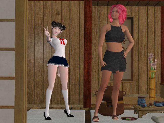 You're Here!
A bit of fun with Merlin's tea house. and Noname Daru. Judy's trying to look asian.

8 )   Cheers
