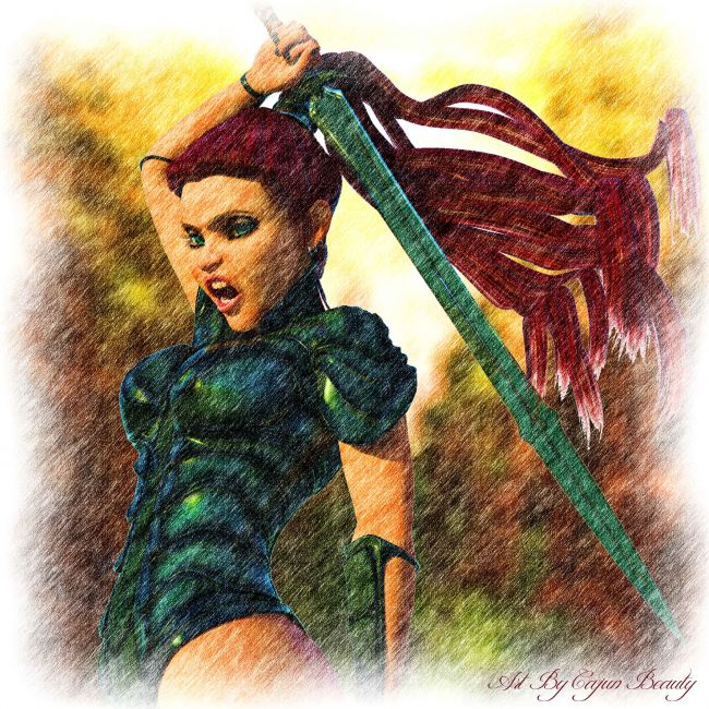 Fierce Warrior Goddess
Keywords: fantasy,female,girl,woman,warrior,fierce,sword,blade