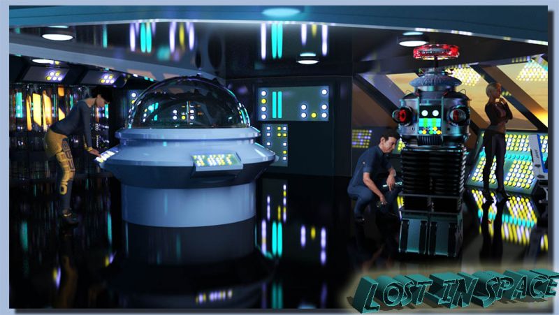 L n S III ~Danger Will Robinson~
While the other Robinsons and Maj. West left in the chariot at daybreak to investigate what might possibly be a source of fuel for the Jupiter Two. Judy and Penny stayed behind to prep the ship for refueling and departure, along with instructions to keep a close eye on Dr. Smith. As the sun slipped beneath the horizon and twilight crept across the planets surface Judy stands vigil at J2�s main viewport alternating between checking the scanners, trying to establish radio contact, and peering out searching for any sign of the chariot. Penny was busy recalibrating the navigation station, and updating it�s star charts. Meanwhile, Dr. Smith, sensing the apprehension in the two girls for their family, decides now would be the perfect opportunity to add a few subroutines to robot�s program.
