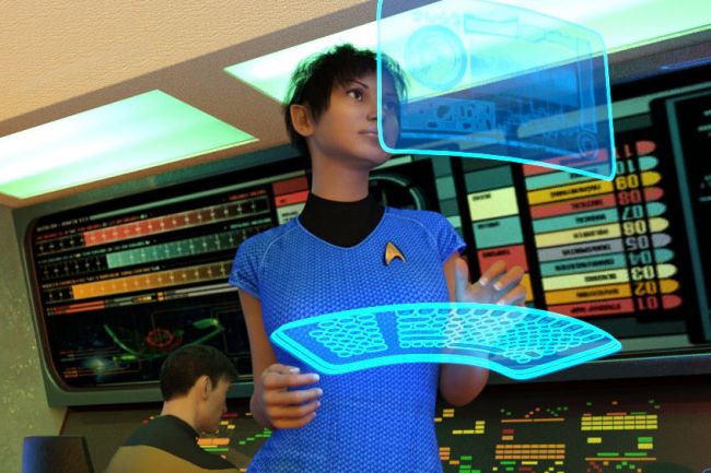 ~The Commanders Daughter~
Her name is T’Roinn “which means, Purged One”, Star Fleet’s science and tactical officer aboard the newly commissioned Starship USS T’Paul.    Achieving the rank of Lieutenant after being out of the academy for only two years, “a feat done by only two other Star Fleet cadets”, it was apparent to everyone that T’Roinn was on the fast track to command.  But, their were those who felt that Star Fleet had no place for a Romulan, which made every day a battle, an affront on her personal dignity, proving ground and loyalty to the United Federation and the concept of IDIC.  It did not matter to these people that she was only half Romulan and half Vulcan.

Thanks for viewing   Oh! If you're as big of a Star Trek fan as I am then you can guess which episode of the Orig. series I'm working from :) 
Keywords: Star Trek