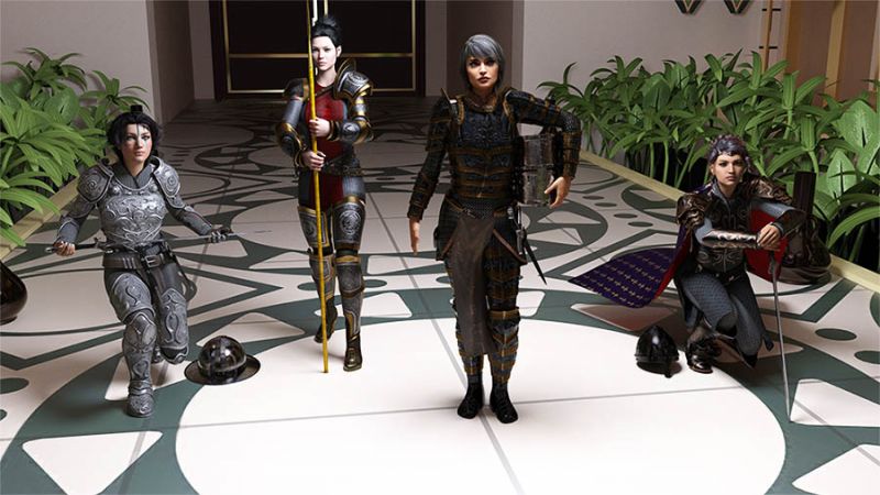 And Then There Were Four 
Then there were four… The Noble, The Solemn, The Oath, and The Vow.  They came from the four corners of Earth to form a covenant; and an agreement to consolidate their forces was entered.  Together they prayed, and while they all prayed in different ways they all prayed to the same God asking for guidance and petitioning her for the strength to defeat the enemy

Keywords: Mideval 