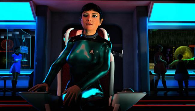 The Chair 
Fist try at creating a latex star trek uniform 
