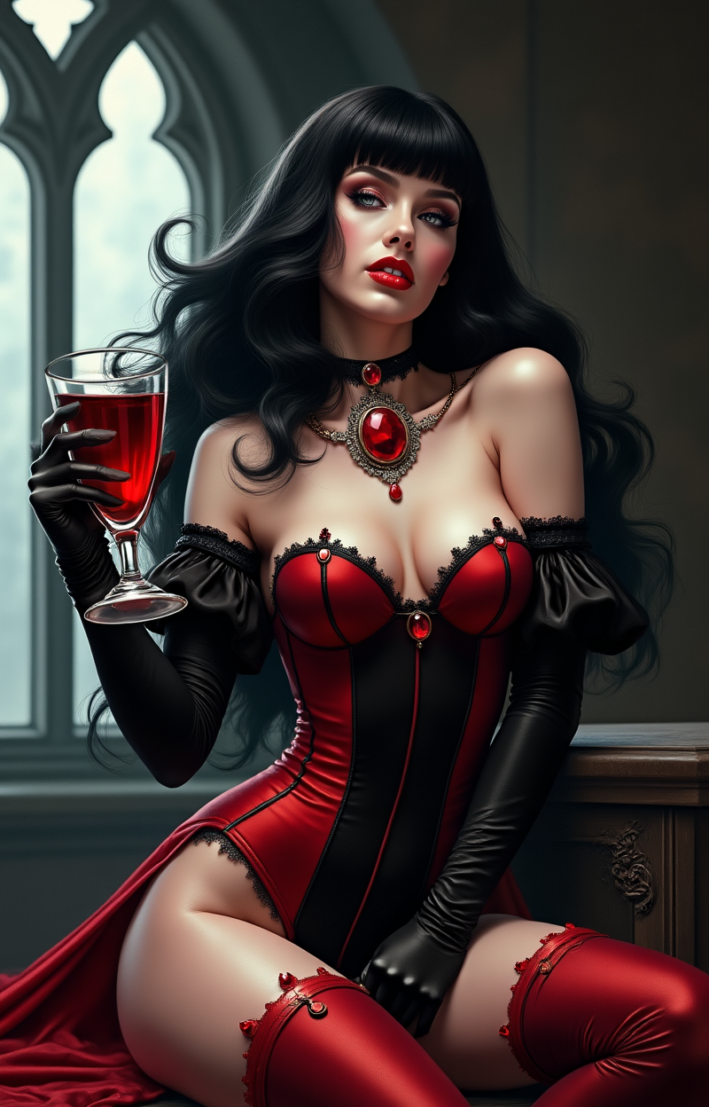 Vampirella
Just paying homage to great artists like Tom Sutton and José González.
Keywords: Vampirella