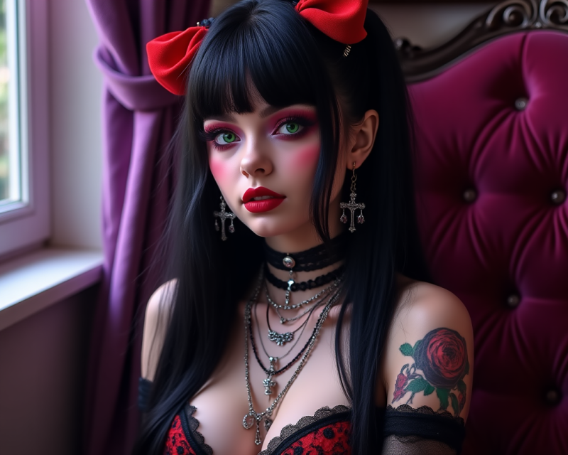 I was inspired by Pinspotter
I love the concept behind your character. I hope you don't mind but I created a version of my own. 
Keywords: Pinspotter