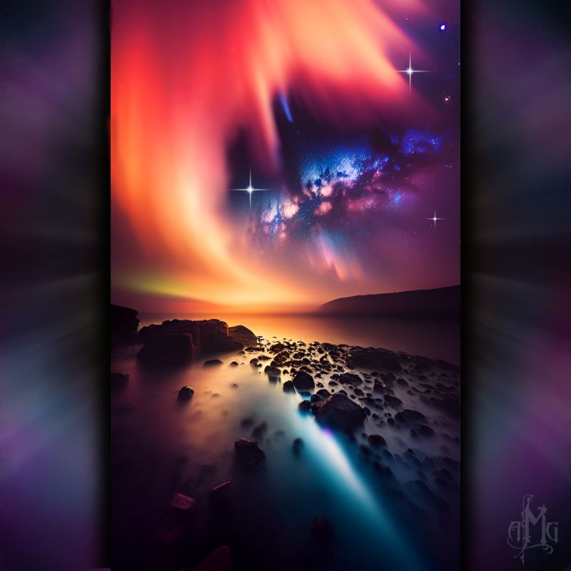 Aurora
I have been playing a lot with the blur tools to create a more photorealistic look to things
Keywords: aurora