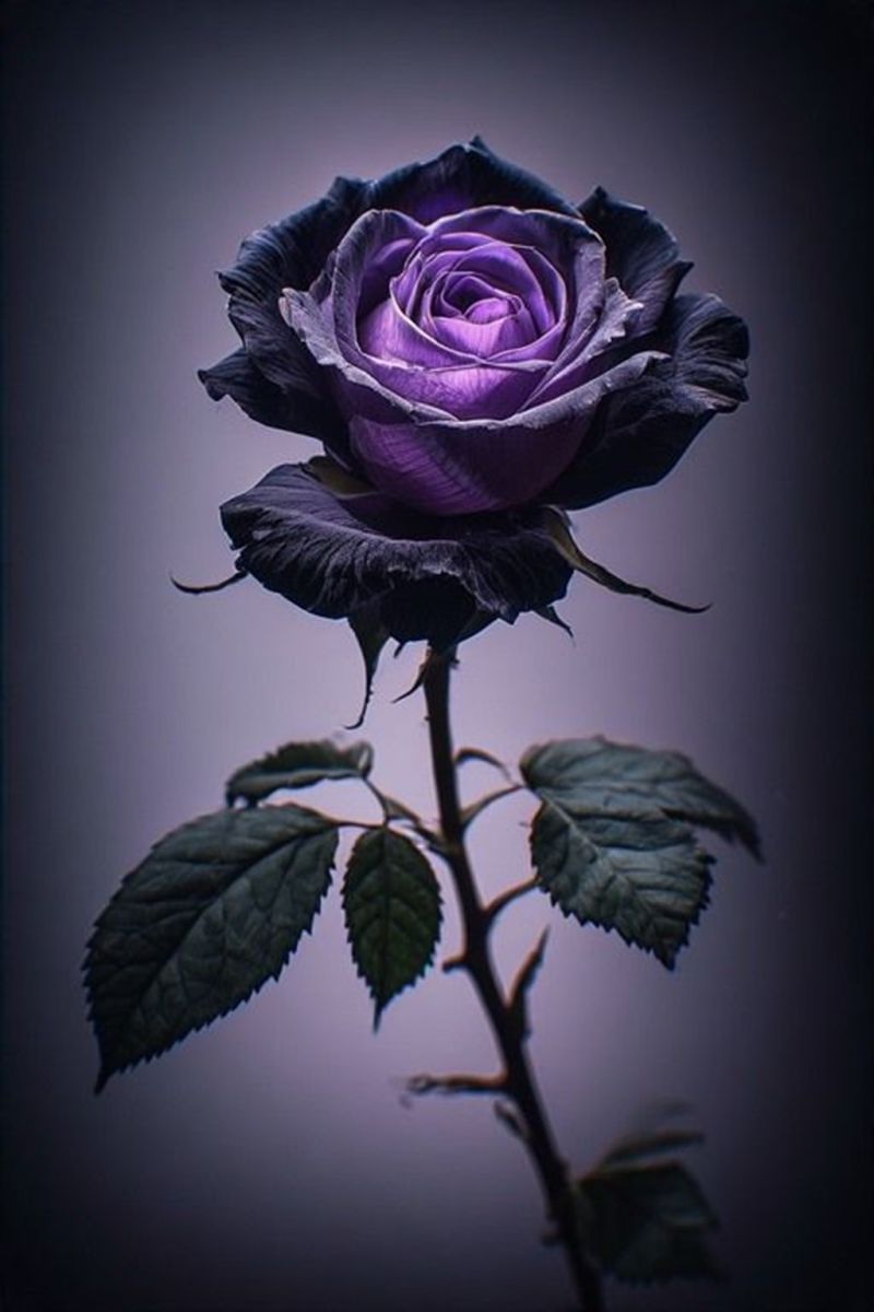 Black rose
I did this as the first stage of a tattoo design for a friend. I know no one cares but I'm posting it up any way. 
Keywords: rose