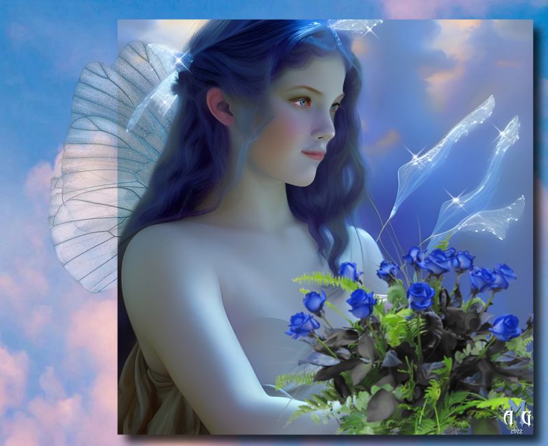 Blue fairy
My girl is a fan of the color blue so I actually made this for her but I thought I would share it with you guys.
Keywords: blue fairy