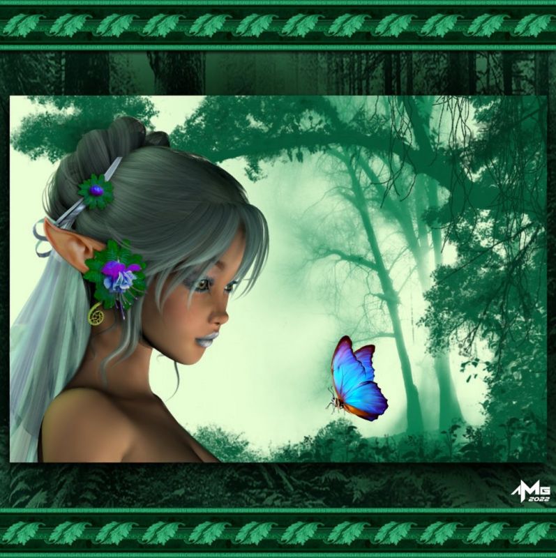 An older piece reworked
The original to this piece I did almost 12 years ago but I was never truly happy with it. It is amazing what you notice as you go back into a piece with a new perspective and skills generated in a new medium.
Keywords: elf forest