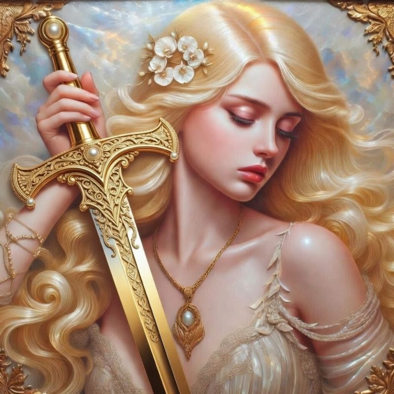 The Swordsmith - Shalk
An inelegant name for a beautiful metal, shalk is pulled from the heart of the range of mountains known as Isic's spine by the dwarves that live there. Far stronger than Steel it is preferred by dwarven smiths. 
Keywords: The Swordsmith