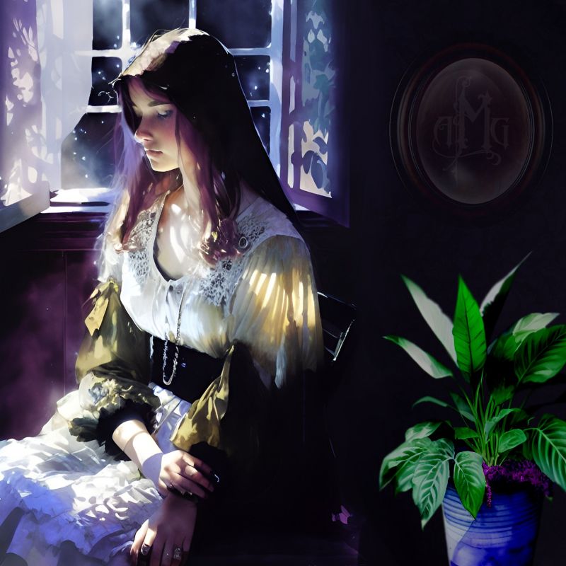 Sitting in the sun
Just a watercolor of a girl in the sunlight. I hope you all like it. 
Keywords: sun girl