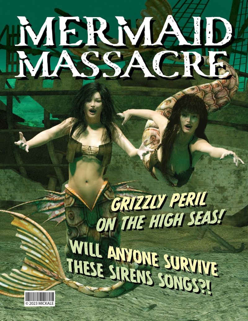 Mermaid Massacre
A graphic novel of the dark side of Mermaids.
