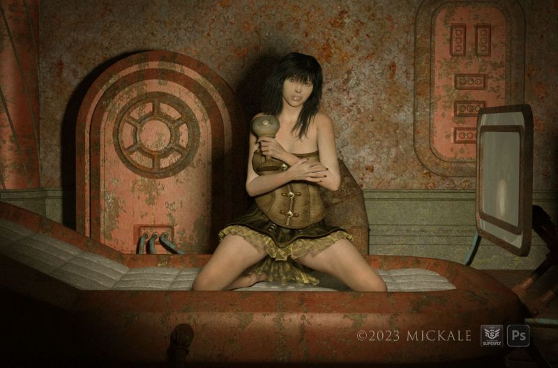 Wine and TV in bed in a slightly dystopian world
thanks for looking, enjoy..
