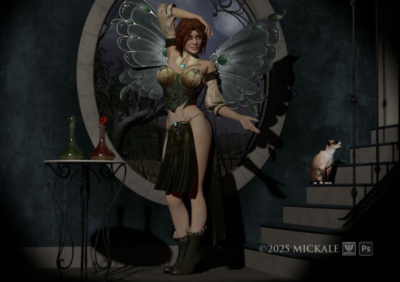 Choose your Fate - SAOTW winner 07/05/25
"The Fae kept her part of the bargain. Now you must choose the wine of your fate, red or green.. Careful, she's a tricky one..." 

Still come across some cool Poser props occasionally. Thanks for looking, enjoy..
