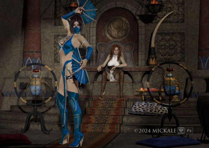 Fan Dancer Assassin
"So mesmerized by her dance, the target never saw it coming."

thanks for looking, enjoy
